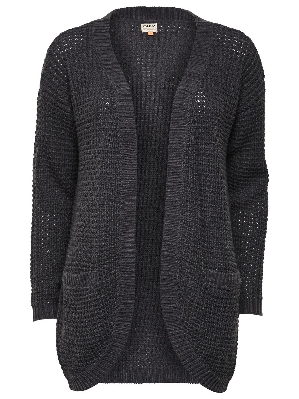 ONLY Damen Strickjacke Mit Teddy-Motiv | Gestrickter Cardigan Aus 70% Polyacryl, 30% Polyester