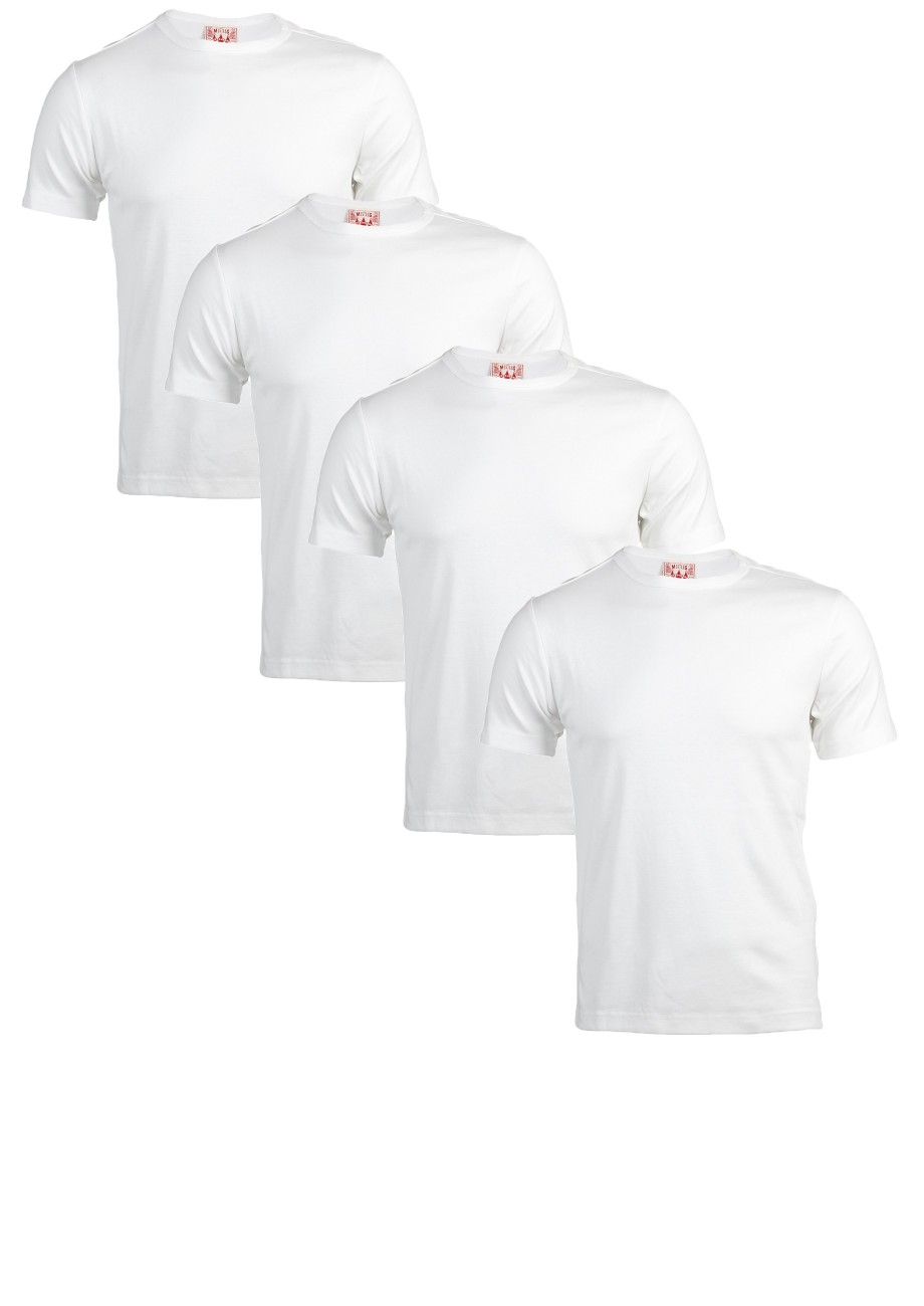 Mustang Herren Mustang T-Shirt O-Neck Rundhals 4er Pack Mustang Herren Mustang T-Shirt O-Neck Rundhals 4er Pack