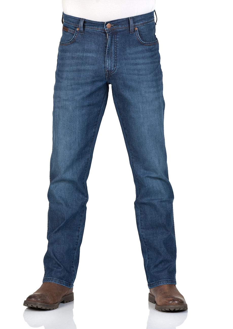Wrangler Herren Jeans Texas Stretch - Regular Fit - Stonewash | eBay