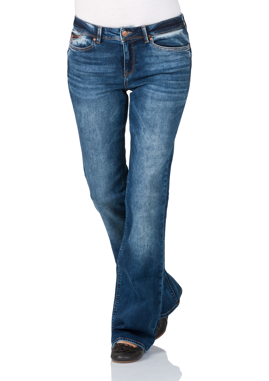 bootcut jeans damen weiß